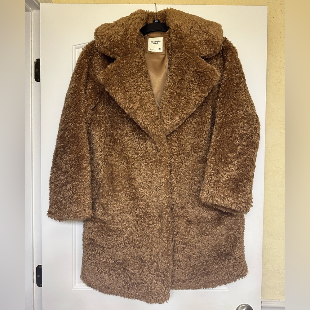 Abercrombie and Fitch Teddy bear jacket coat NWOT Size M